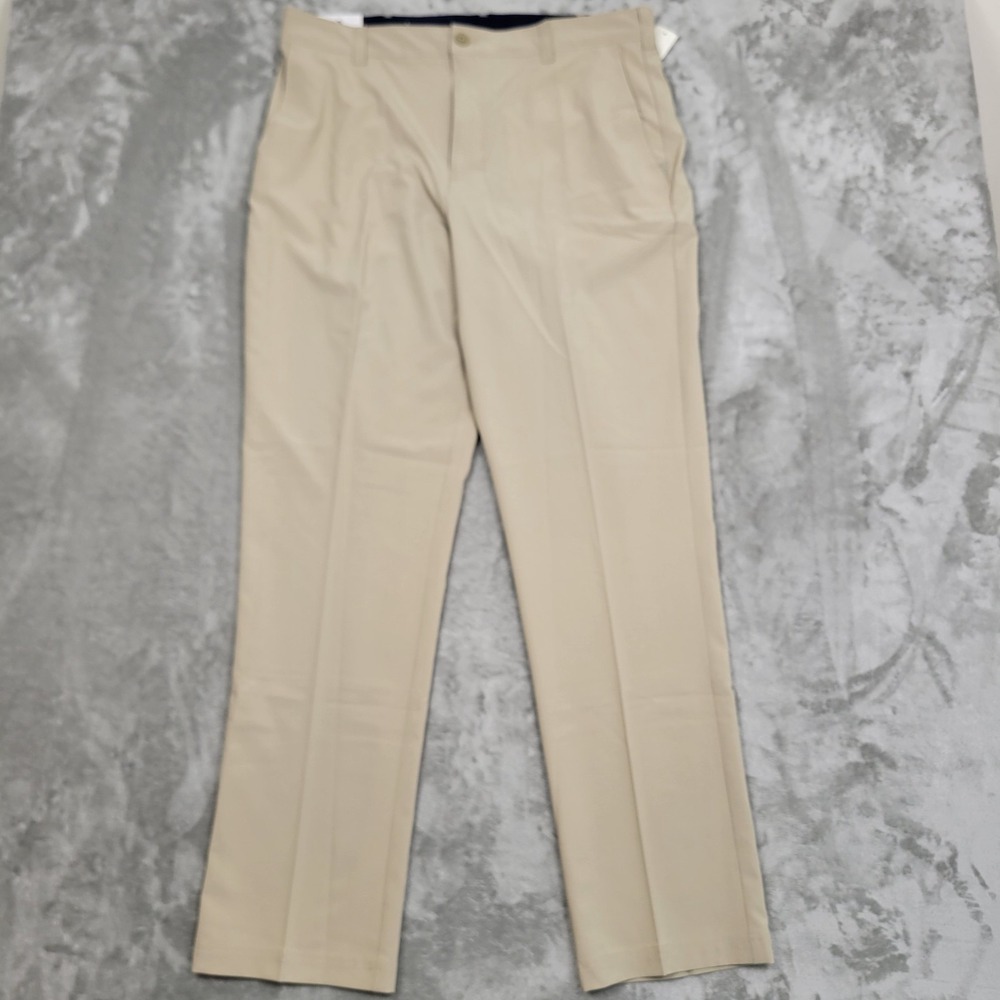 Izod Golf Pants Mens 36x34 Kaki Brown Swingflex Straight Fit Performance (NWT)